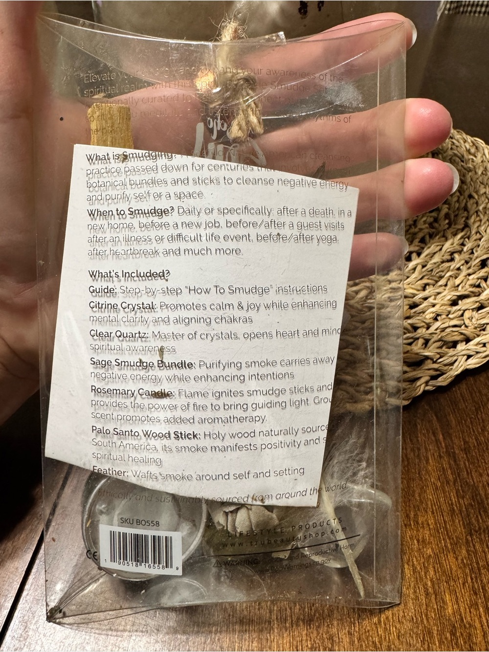 Spiritual Guide Ritual Kit / Smudging Kit โ New - Picture 2 of 2
